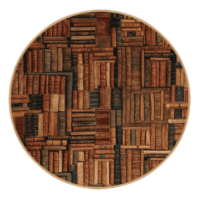 Machine Washable French Brown Area Rug