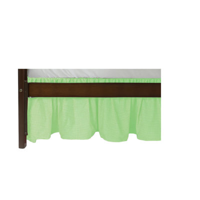 Gingham Crib Dust Ruffle / Skirt
