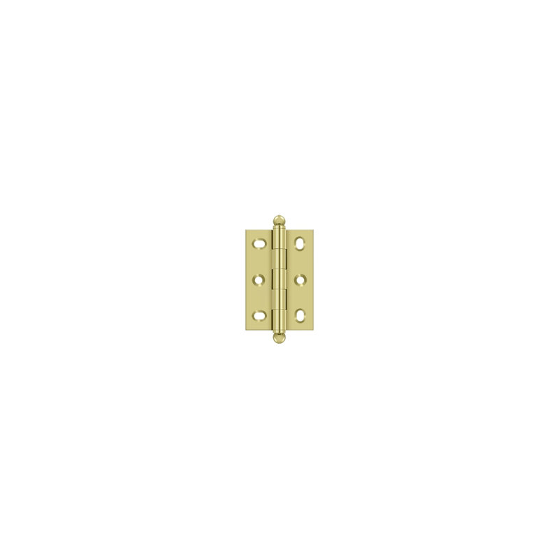 2.5'' x 1.75'' Butt Bearing Hinge, Polished Brass
