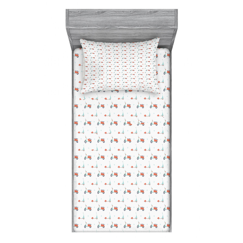 Microfiber Sheet Set, Twin XL Sheet Set + Fitted Sheet + 1 Pillowcase