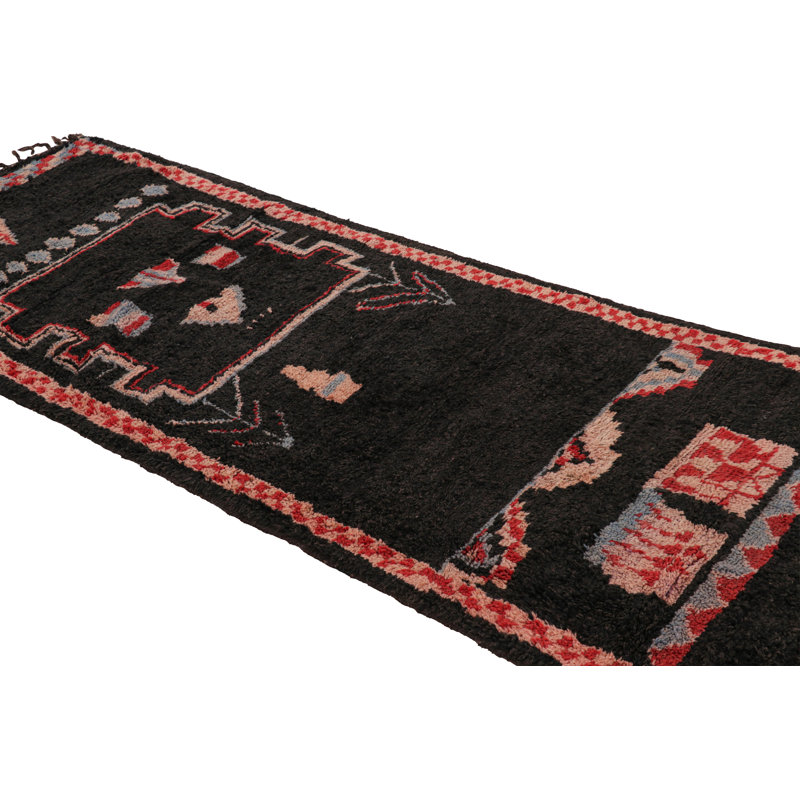 One-of-a-Kind 3'11”x10'4” Hand Knotted Area Rug