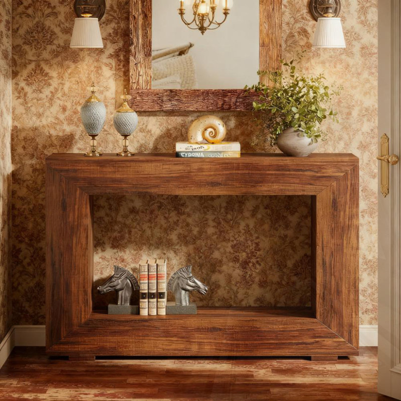 Narrow Long Wood Sofa Table