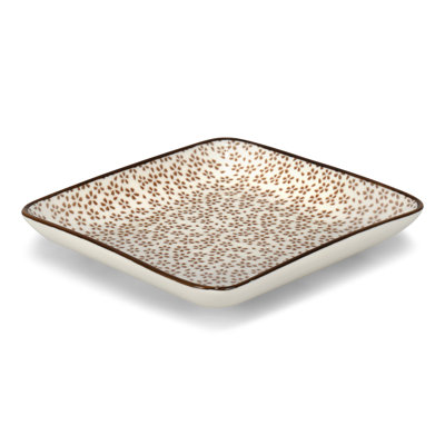 Plat de service en porcelaine Winston Porter