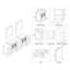 Ensemble de meuble-lavabo de salle de bain double 85 po avec miroir Mance-24551154