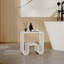 Tabouret de douche de salle de bain autoportant à surface solide Casainc Riverside