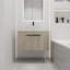 Ensemble de meuble-lavabo flottant 30 po avec lavabo en céramique 30 po Modern Design-129754195