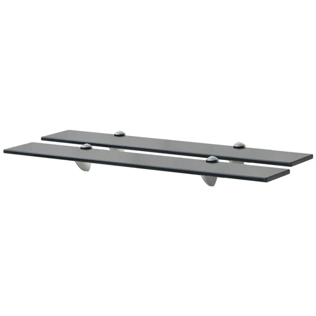 2 Piece Glass Floating Shelf