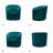 Holden Velvet Swivel Accent Chair-418547401