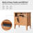 Vandyke Traditional 28"W 3-Drawer End Table with Pull-out Tray and Hidden Drawer and Solid Wood Legs(Set of 2)-743125957