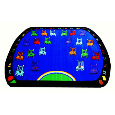 Novelty Machine Woven Nylon Rug
