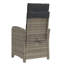 2 chaises de patio inclinables Red Barrel Studio® avec repose-pieds en poly rotin-832365104-832365110