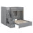 Twin-Over-Full Bunk Bed Featuring Storage Steps, Built-In Wardrobe, USB Ports & Lighting-1428411745