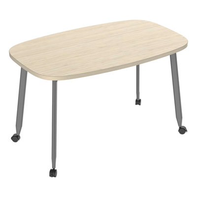 Mobile Rounded Rectangle Table – Versatile Creative Workspace