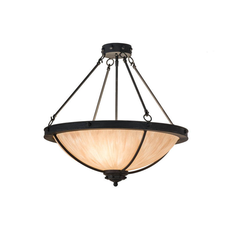 3 - Light Semi Flush Mount