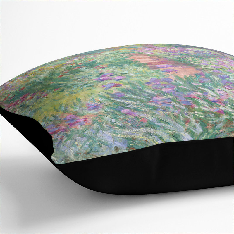 Square Cushion, 40cm H x 40cm W x 15cm D, Black