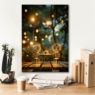 'Best Friends' by r3darch0n Canvas Wall Art