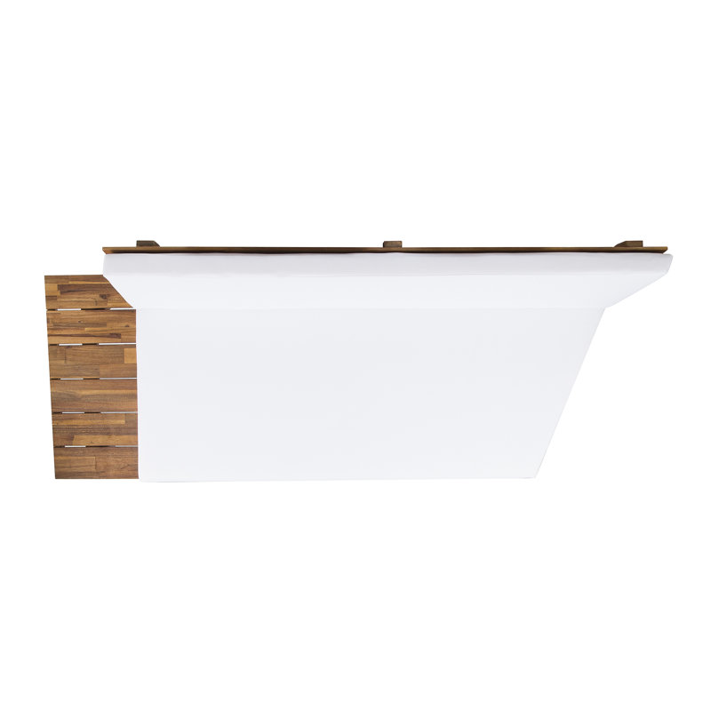 Bynum Symmetrical Modular Sectional with Ottoman, White