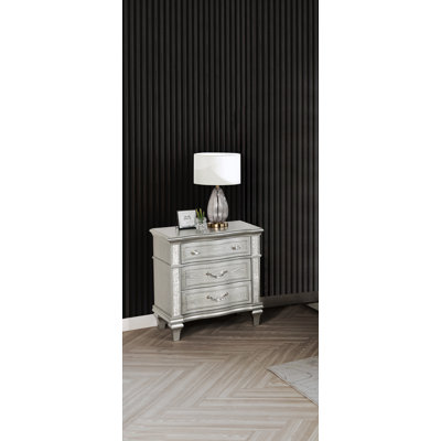 Rosdorf Park Silver Glitter Glam Dresser With LED Mirror | Wayfair Rosdorf Park Silver Glitter Glam Dresser With LED Mirror | Wayfair