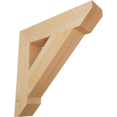 Traditional Slat Rustic Wood Bracket