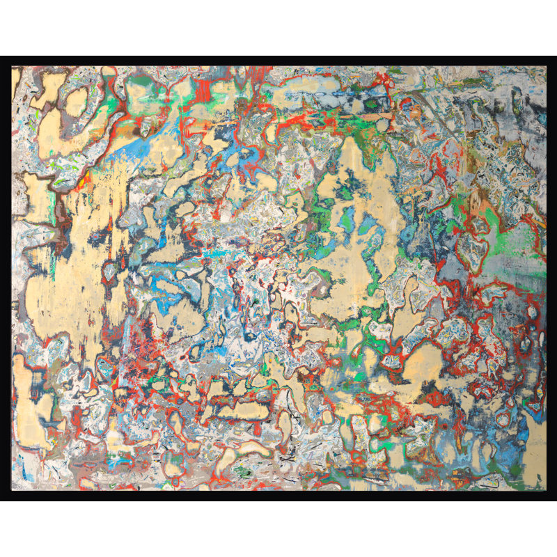 Adrift Painting, Black Framed