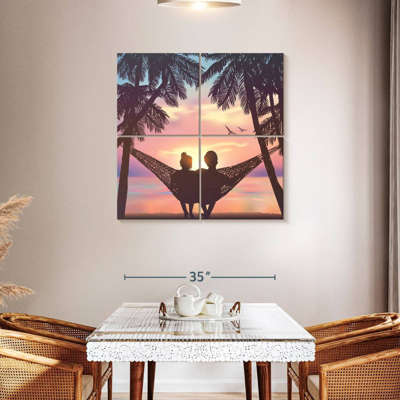 Hardie Beach Couple Silhouette