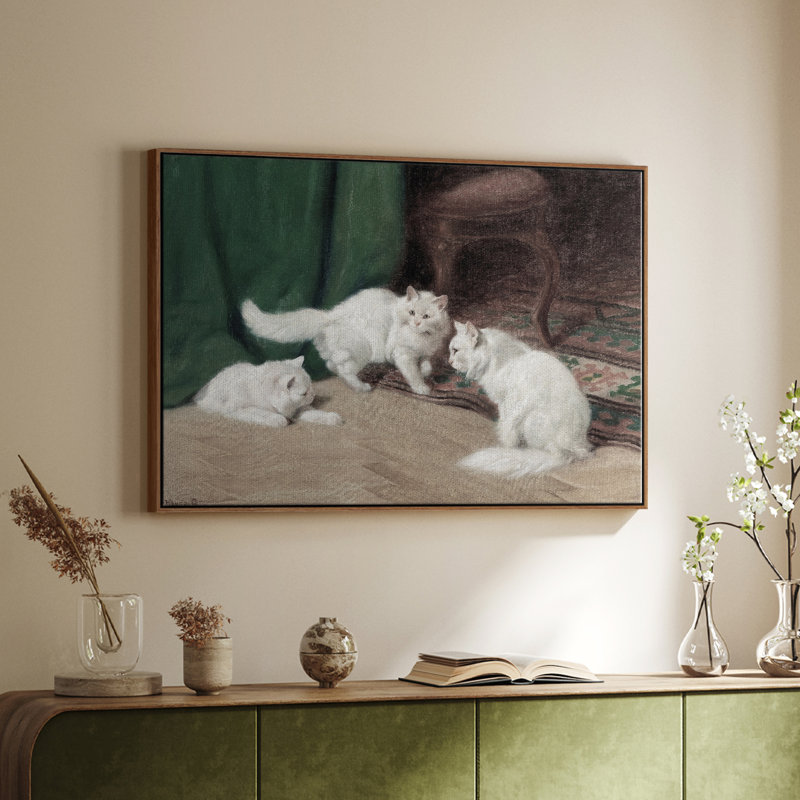«Vintage Animal VI», reproduction sur toile flottante, Noyer, H 17 po x l 25 po