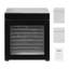 Déshydrateur alimentaire, 10 plateaux en acier inoxydable, séchoir électrique de 1000 W avec température réglable et minuterie de 24 heures, déshydrateur pour viande séchée, viande, fruits, légumes, herbes, friandises pour chiens
