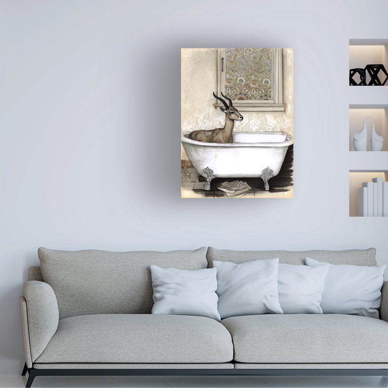Art sur toile «Bolath Sasha Bathtime 3», H 24 po x l 18 po