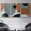 «Abstract Of Shapes I», ensemble de 3 toiles encadrées-97760408-97760415