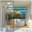 Baignoire ronde autoportante en acrylique - blanc brillant - 57 po de diamètre