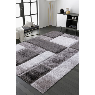 Geometric Shaggy Area Rug