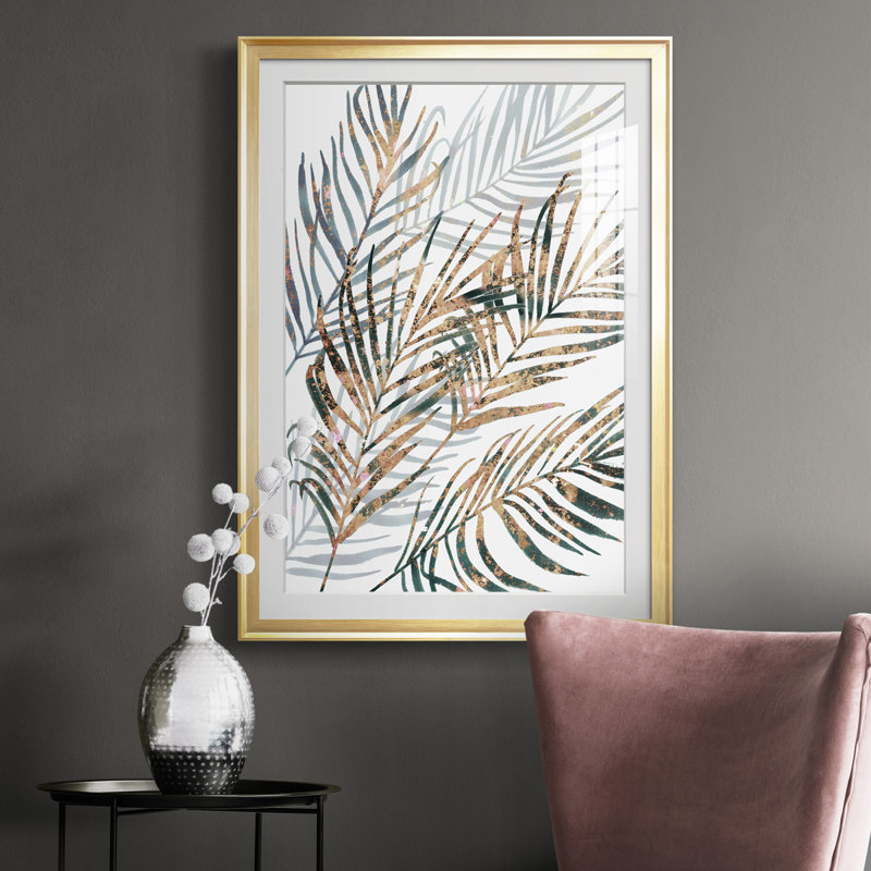 «Summer Gaze II», reproduction encadrée de qualité supérieure - prête à être accrochée, H 30,5 po x l 22,5 po x P 1 po