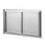 Armoire pour îlot de barbecue encastré avec poignées ergonomiques Premium en acier inoxydable 34 po x 19 po Premium