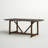 Emmett Pine Solid Wood Trestle Dining Table-267756579