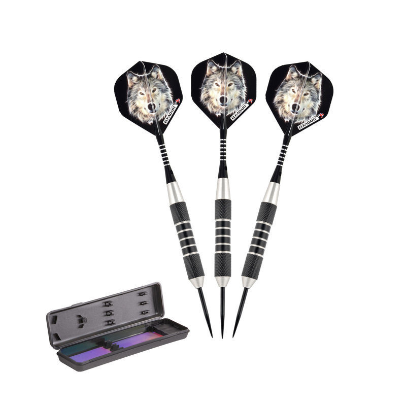 Ensemble de fléchettes 7 pièces solitaire loup, 23 grammes