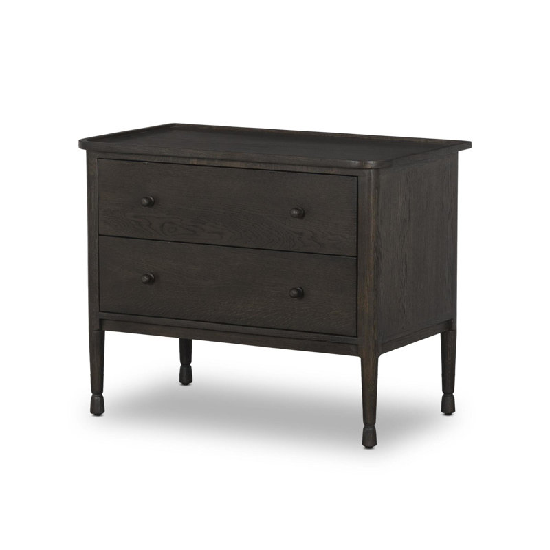 Franny Nightstand, Espresso Oak