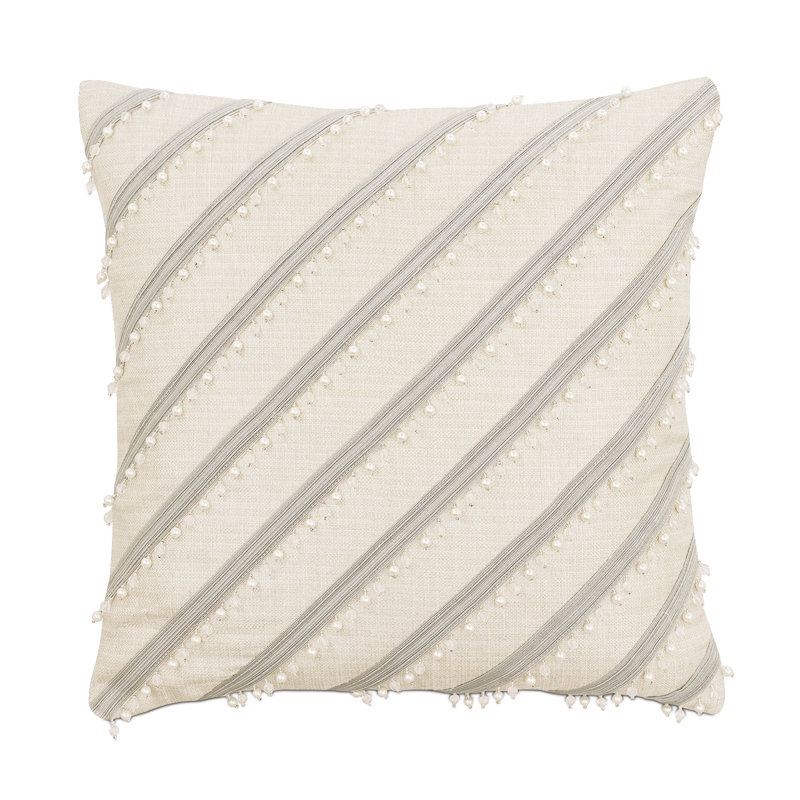 Housse et insert de coussin décoratif Aster, Faux duvet