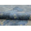 Luxurious Blue Tones Distressed Look Rug 5x7
