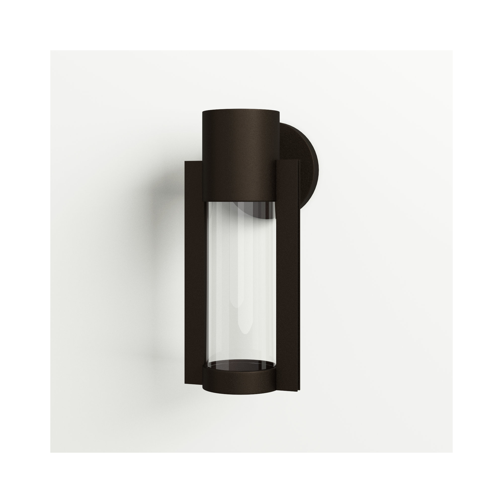 Eddy Aluminum 12'' H LED Outdoor Wall Light, Antique Bronze