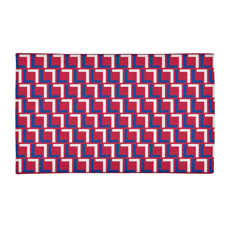 Geometric Indoor Rug, Rectangle 2' x 3'