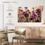 Harnek rose et fleurs mauves-108726432