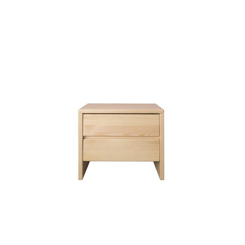 Herondina 50cm W Solid Wood Bedside Table