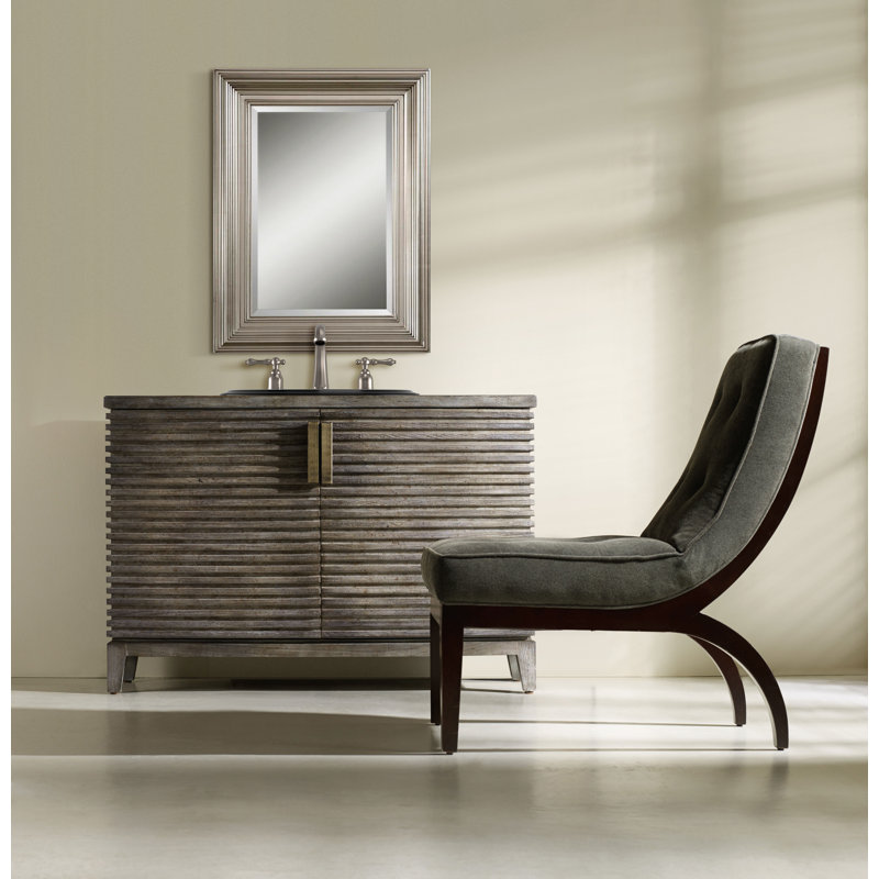 Base de meuble-lavabo de salle de bain simple 50" coffre seulement Dwayne