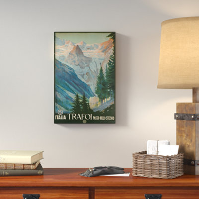 « trafoie », affiche rétro sur toile tendue