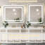 Miroir mural imperméable 36 po x 28 po Ip44