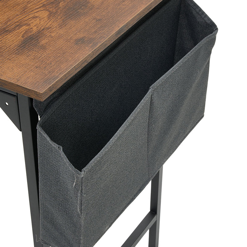 Adjustable Metal Base Writing Desk