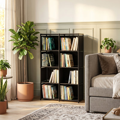 80cm W Galvanized Steel Bookcase