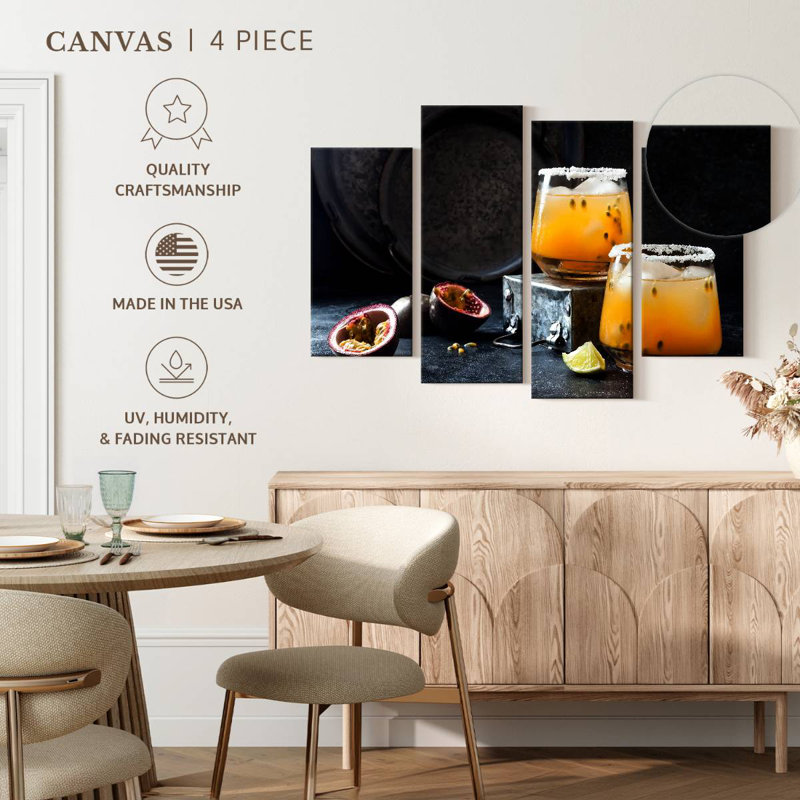 Yarlin Mango Passionfruit Cocktails, 48" H x 75" W