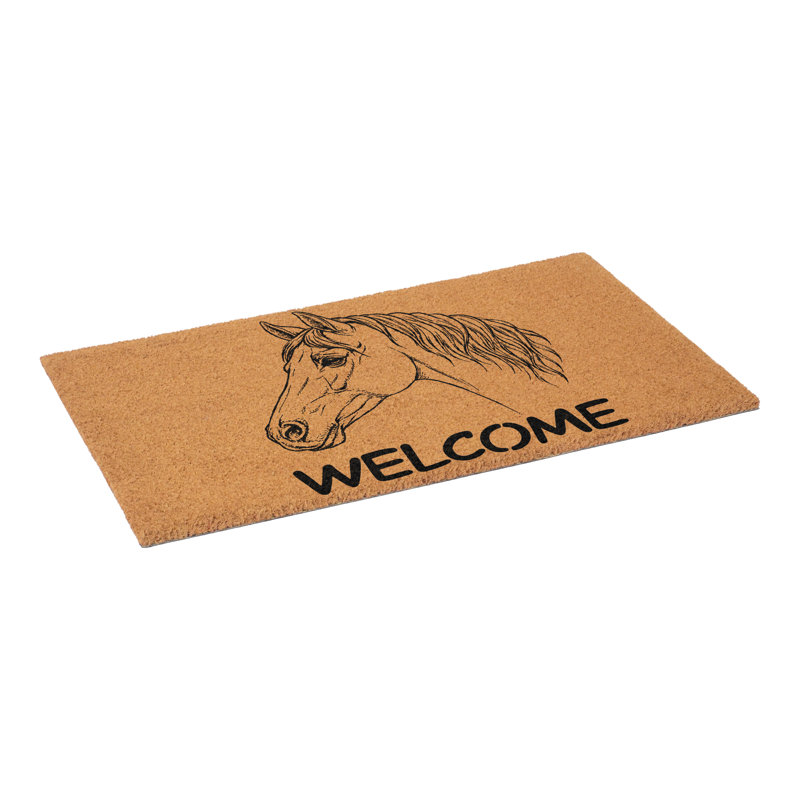 Danelis Non-Slip Animal Print Doormat, 24" x 36"