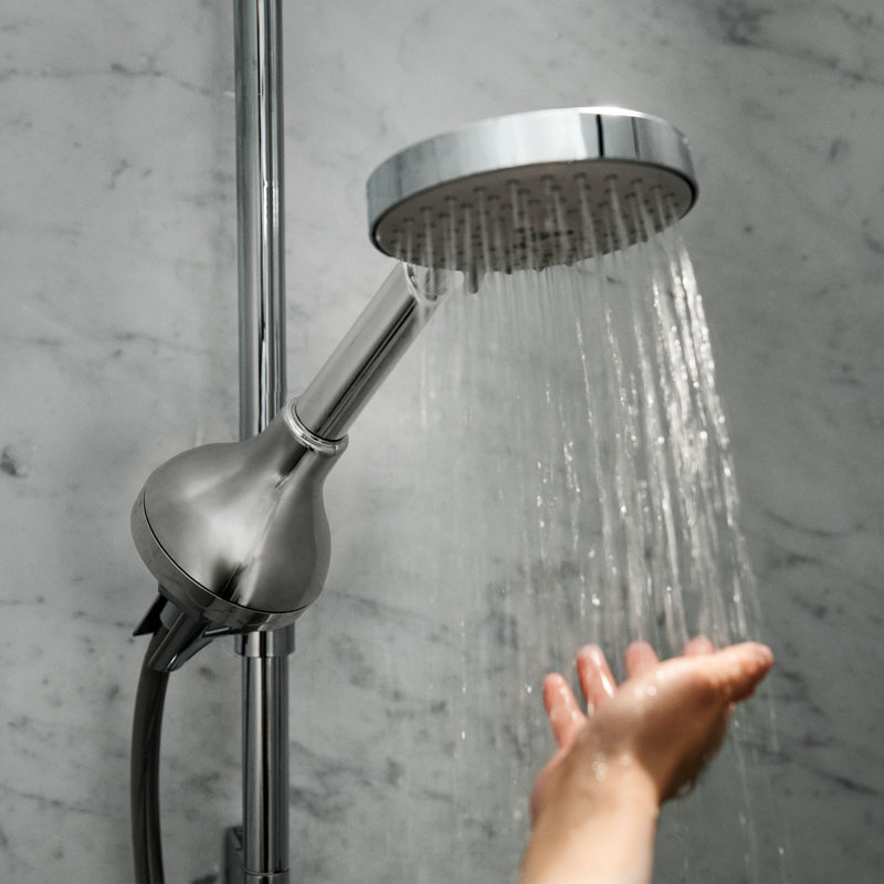 ShowerPro - Shower Filter, Water Filter for Limescale, Chlorine & More, Chrome